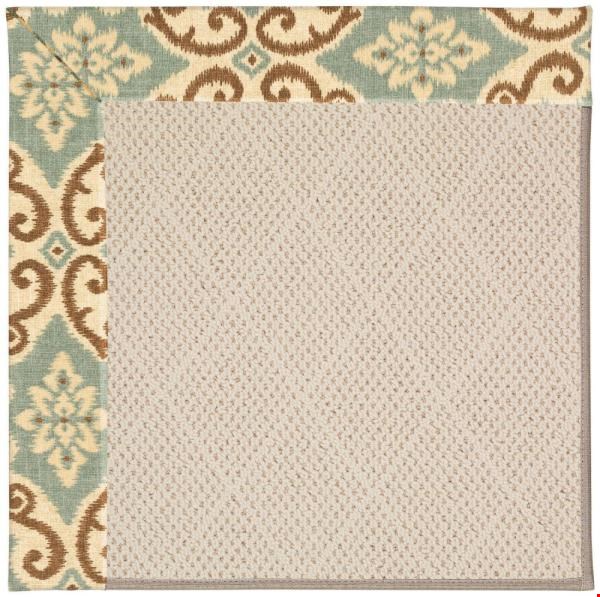 Capel Rugs Creative Concepts White Wicker - Shoreham Spray (410) Octagon 10' x 10' Area Rug