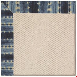 Capel Rugs Creative Concepts White Wicker - Java Journey Indigo (460) Octagon 10' x 10' Area Rug