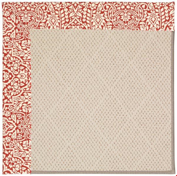 Capel Rugs Creative Concepts White Wicker - Imogen Cherry (520) Octagon 10' x 10' Area Rug