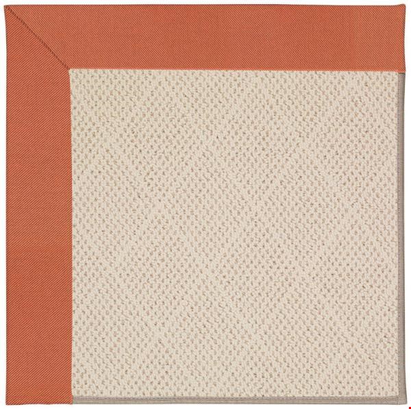 Capel Rugs Creative Concepts White Wicker - Canvas Persimmon (847) Octagon 10' x 10' Area Rug