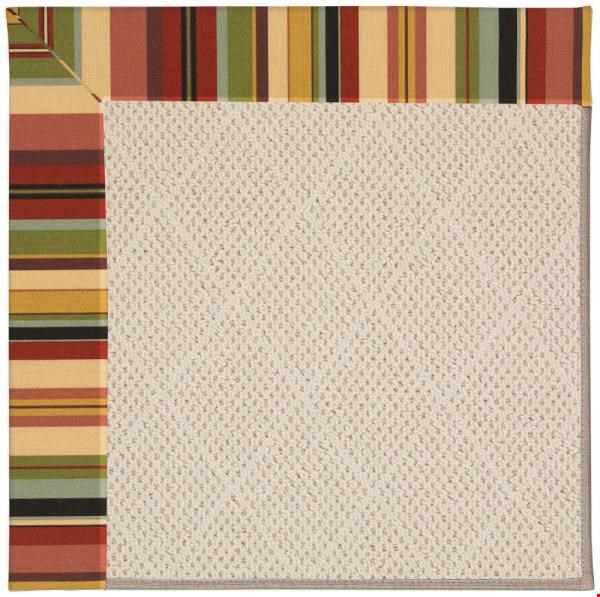 Capel Rugs Creative Concepts White Wicker - Sidewalk Lacquer-Ebony (920) Octagon 12' x 12' Area Rug