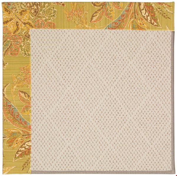 Capel Rugs Creative Concepts White Wicker - Cayo Vista Tea Leaf (210) Runner 2' 6" x 8' Area Rug
