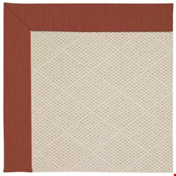 Capel Rugs Creative Concepts White Wicker - Canvas Brick (850) Runner 2' 6