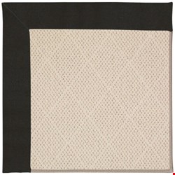 Capel Rugs Creative Concepts White Wicker - Canvas Black (314) Runner 2' 6