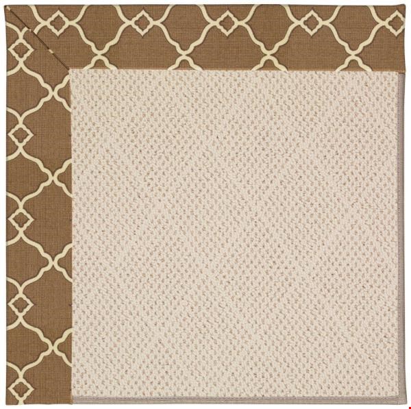 Capel Rugs Creative Concepts White Wicker - Arden Chocolate (746) Runner 2' 6" x 12' Area Rug