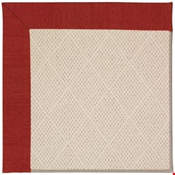 Capel Rugs Creative Concepts White Wicker - Canvas Cherry (537) Rectangle 3' x 5' Area Rug