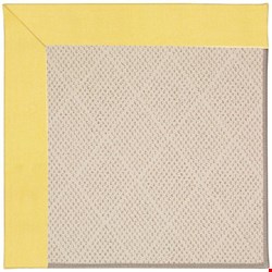 Capel Rugs Creative Concepts White Wicker - Canvas Buttercup (127) Rectangle 4' x 4' Area Rug