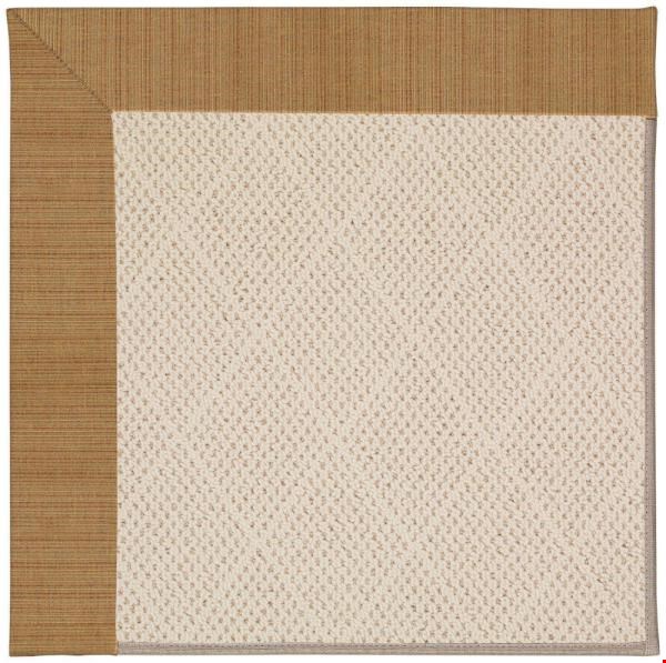 Capel Rugs Creative Concepts White Wicker - Dupione Caramel (150) Rectangle 4' x 4' Area Rug