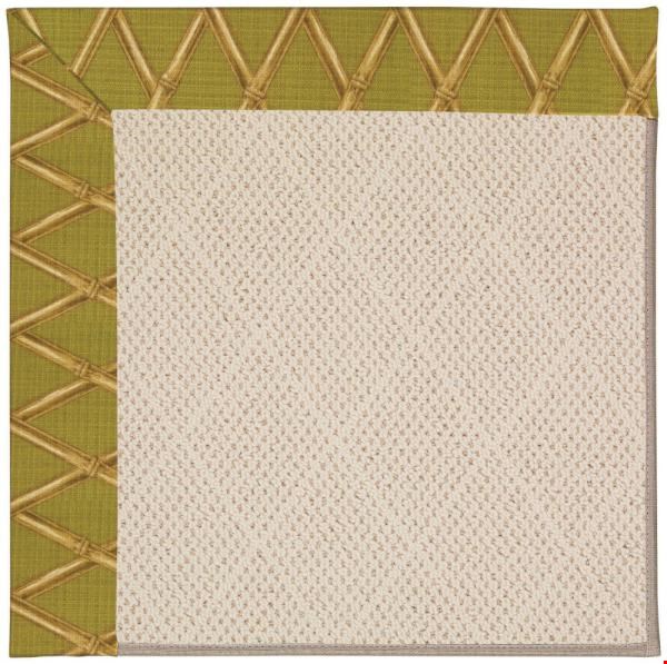 Capel Rugs Creative Concepts White Wicker - Bamboo Tea Leaf (236) Rectangle 4' x 4' Area Rug