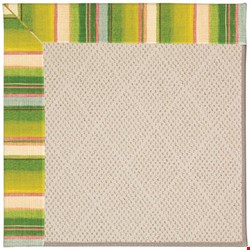 Capel Rugs Creative Concepts White Wicker - Kalani Fresco (239) Rectangle 4' x 4' Area Rug