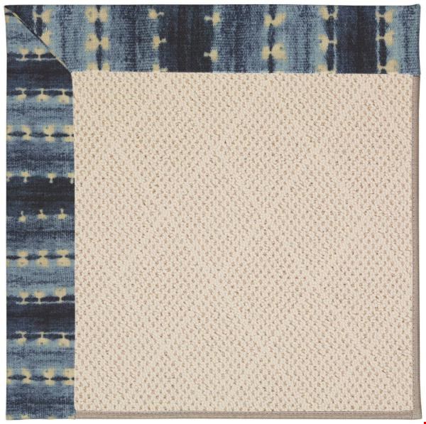 Capel Rugs Creative Concepts White Wicker - Java Journey Indigo (460) Rectangle 4' x 4' Area Rug