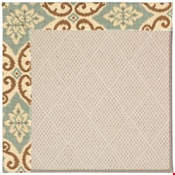 Capel Rugs Creative Concepts White Wicker - Shoreham Spray (410) Rectangle 4' x 6' Area Rug