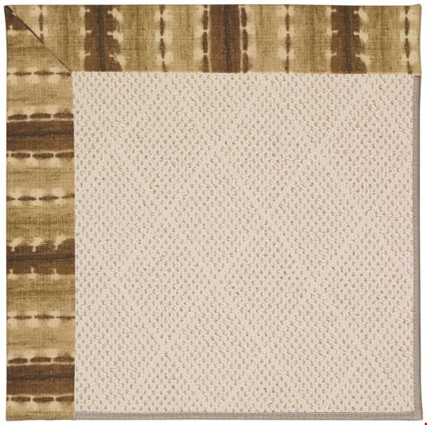 Capel Rugs Creative Concepts White Wicker - Java Journey Chestnut (750) Rectangle 4' x 6' Area Rug