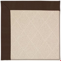 Capel Rugs Creative Concepts White Wicker - Canvas Bay Brown (787) Rectangle 5' x 8' Area Rug