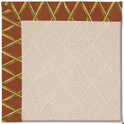 Capel Rugs Creative Concepts White Wicker - Bamboo Cinnamon (856) Rectangle 5' x 8' Area Rug