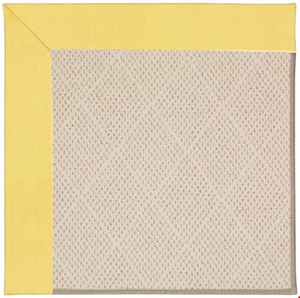 Capel Rugs Creative Concepts White Wicker - Canvas Buttercup (127) Rectangle 6' x 6' Area Rug