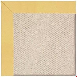 Capel Rugs Creative Concepts White Wicker - Canvas Canary (137) Rectangle 6' x 6' Area Rug
