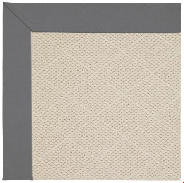 Capel Rugs Creative Concepts White Wicker - Canvas Charcoal (355) Rectangle 6' x 6' Area Rug
