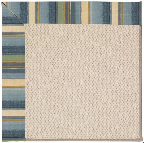 Capel Rugs Creative Concepts White Wicker - Kalani Ocean (417) Rectangle 6' x 6' Area Rug