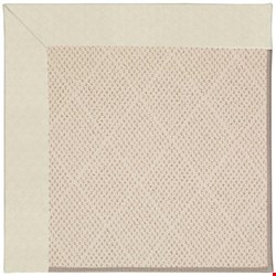 Capel Rugs Creative Concepts White Wicker - Canvas Sun Tile (612) Rectangle 6' x 6' Area Rug