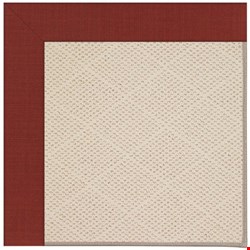 Capel Rugs Creative Concepts White Wicker - Dupione Henna (585) Rectangle 7' x 9' Area Rug
