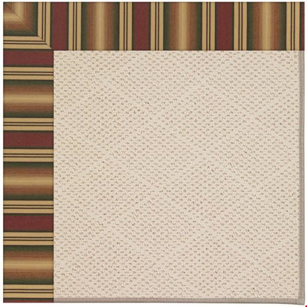 Capel Rugs Creative Concepts White Wicker - Weston Ginger (720) Rectangle 7' x 9' Area Rug
