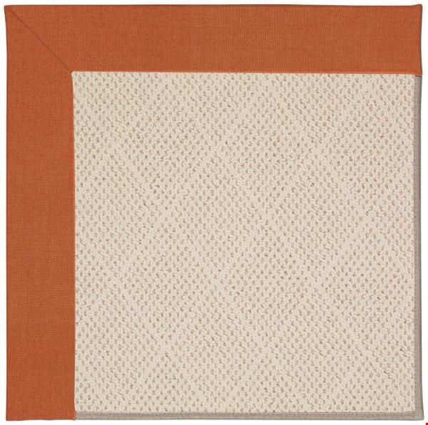 Capel Rugs Creative Concepts White Wicker - Canvas Rust (837) Rectangle 7' x 9' Area Rug