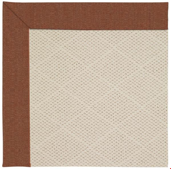 Capel Rugs Creative Concepts White Wicker - Linen Chili (845) Rectangle 7' x 9' Area Rug