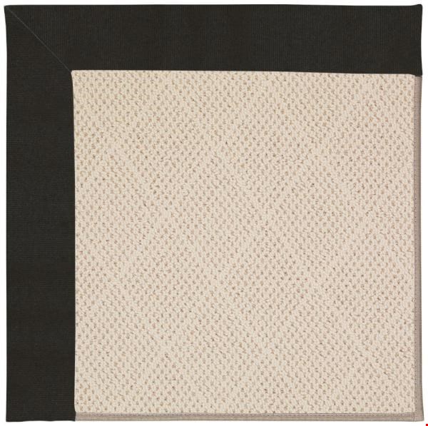 Capel Rugs Creative Concepts White Wicker - Canvas Black (314) Rectangle 8' x 8' Area Rug
