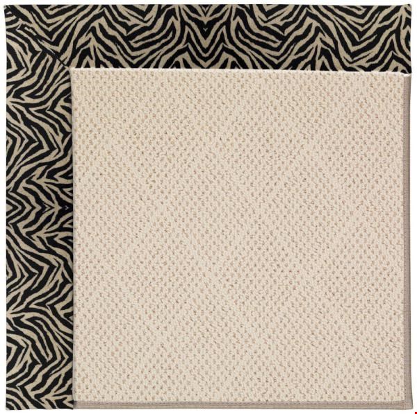 Capel Rugs Creative Concepts White Wicker - Wild Thing Onyx (396) Rectangle 8' x 8' Area Rug