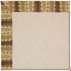 Capel Rugs Creative Concepts White Wicker - Java Journey Chestnut (750) Rectangle 8' x 10' Area Rug