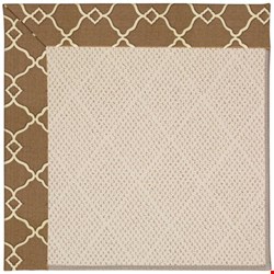 Capel Rugs Creative Concepts White Wicker - Arden Chocolate (746) Rectangle 9' x 12' Area Rug