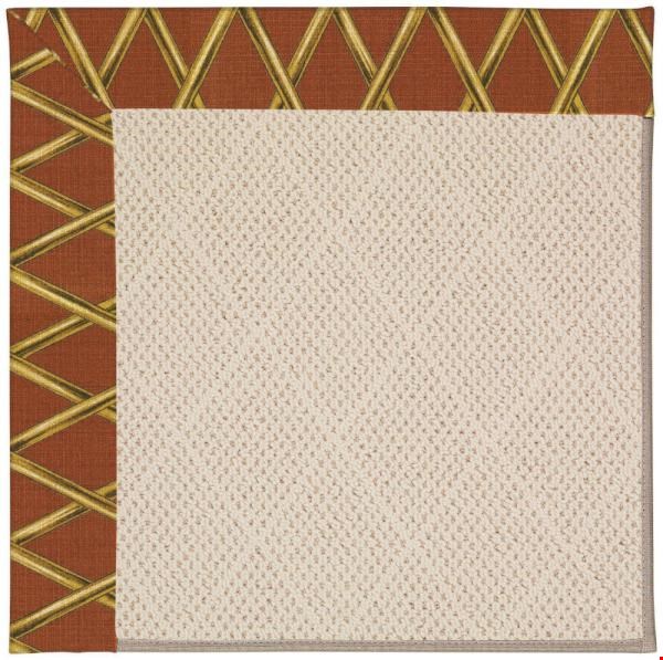 Capel Rugs Creative Concepts White Wicker - Bamboo Cinnamon (856) Rectangle 9' x 12' Area Rug