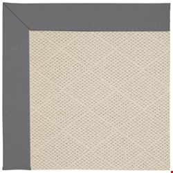 Capel Rugs Creative Concepts White Wicker - Canvas Charcoal (355) Rectangle 10' x 10' Area Rug