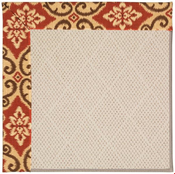 Capel Rugs Creative Concepts White Wicker - Shoreham Brick (800) Rectangle 10' x 10' Area Rug