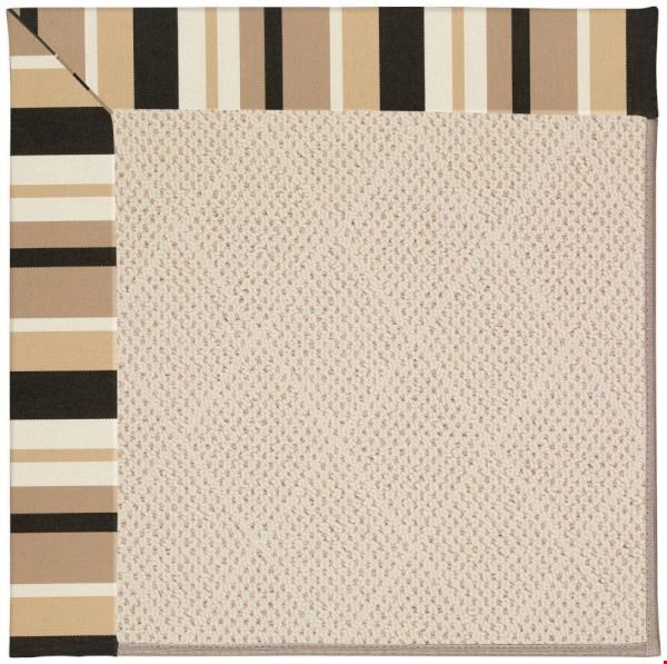 Capel Rugs Creative Concepts White Wicker - Granite Stripe (335) Rectangle 10' x 14' Area Rug
