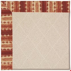 Capel Rugs Creative Concepts White Wicker - Java Journey Henna (580) Rectangle 12' x 15' Area Rug