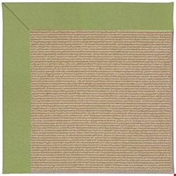 Capel Rugs Creative Concepts Sisal - Canvas Citron (213) Octagon 4' x 4' Area Rug