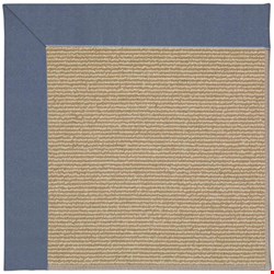 Capel Rugs Creative Concepts Sisal - Canvas Sapphire Blue (487) Octagon 4' x 4' Area Rug