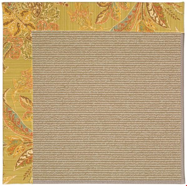 Capel Rugs Creative Concepts Sisal - Cayo Vista Tea Leaf (210) Octagon 6' x 6' Area Rug