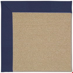 Capel Rugs Creative Concepts Sisal - Canvas Royal Navy (467) Octagon 6' x 6' Area Rug