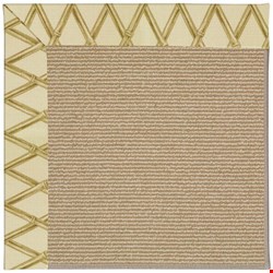 Capel Rugs Creative Concepts Sisal - Bamboo Rattan (706) Octagon 6' x 6' Area Rug