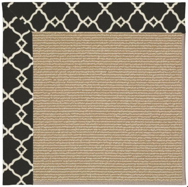 Capel Rugs Creative Concepts Sisal - Arden Black (346) Octagon 8' x 8' Area Rug