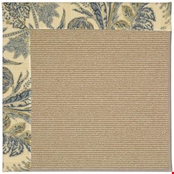 Capel Rugs Creative Concepts Sisal - Cayo Vista Ocean (425) Octagon 8' x 8' Area Rug