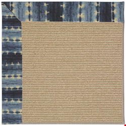 Capel Rugs Creative Concepts Sisal - Java Journey Indigo (460) Octagon 8' x 8' Area Rug