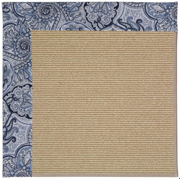 Capel Rugs Creative Concepts Sisal - Paddock Shawl Indigo (475) Octagon 10' x 10' Area Rug