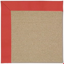 Capel Rugs Creative Concepts Sisal - Canvas Paprika (517) Octagon 12' x 12' Area Rug