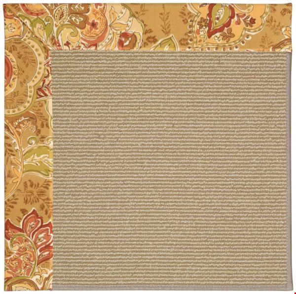 Capel Rugs Creative Concepts Sisal - Tuscan Vine Adobe (830) Octagon 12' x 12' Area Rug
