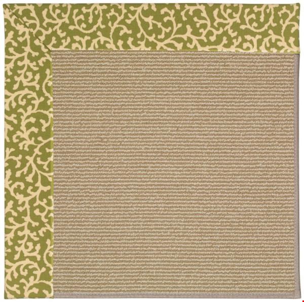 Capel Rugs Creative Concepts Sisal - Coral Cascade Avocado (225) Runner 2' 6" x 8' Area Rug