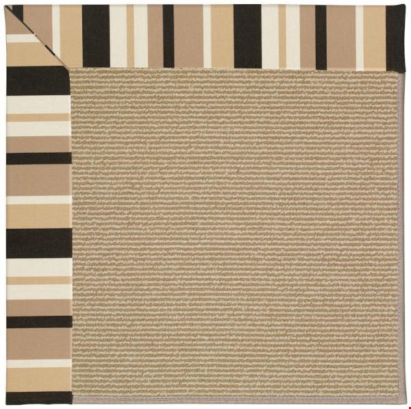 Capel Rugs Creative Concepts Sisal - Granite Stripe (335) Runner 2' 6" x 8' Area Rug